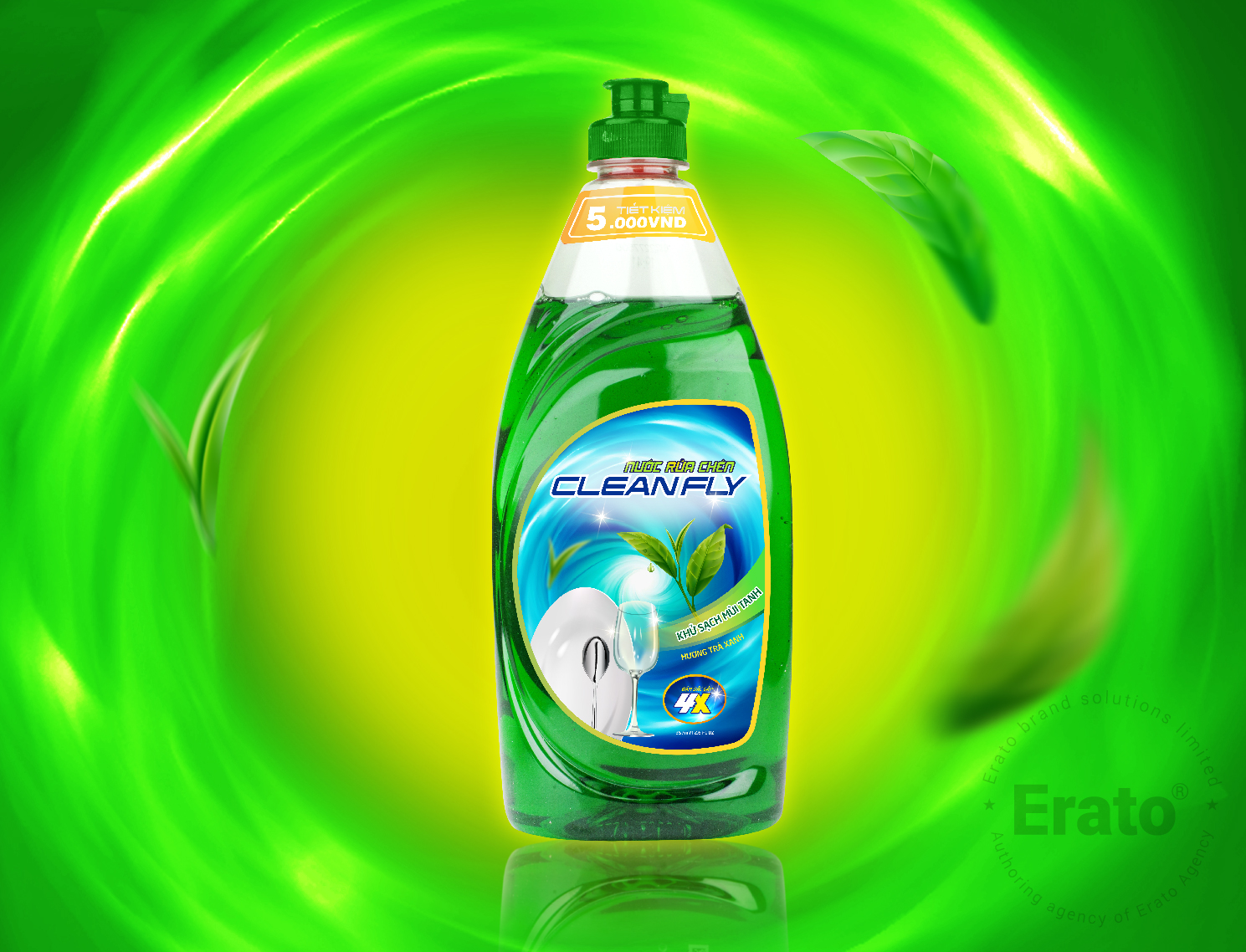 THIẾT KẾ BAO BÌ NƯỚC RỬA CHÉN CLEAN FLY
