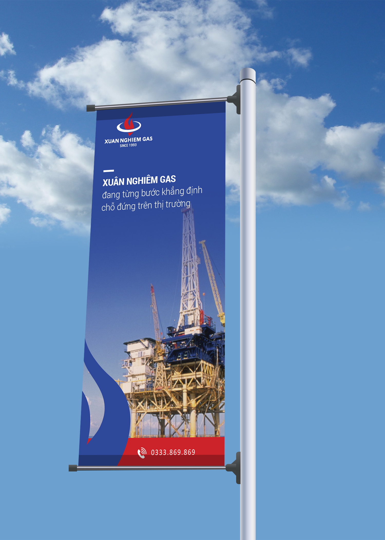 THIẾT KẾ THƯƠNG HIỆU GAS XUÂN NGHIÊM